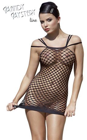 Net Dress With 3 Straps