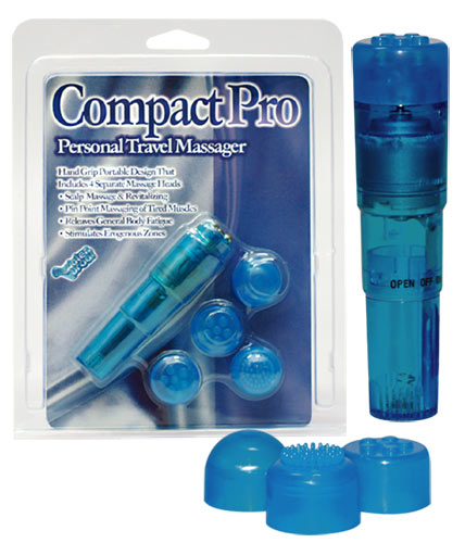  Compact Pro Personal Travel Massager Blue