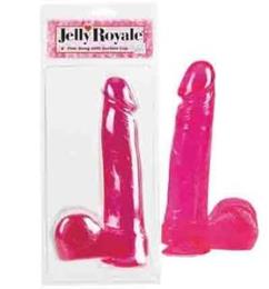 Jelly Royale Pink Dong With Suction Cup 22cm