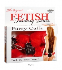 Fetish Fantasy Series Furry Cuffs Red