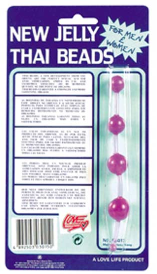 New Jelli Thai Beads Purple