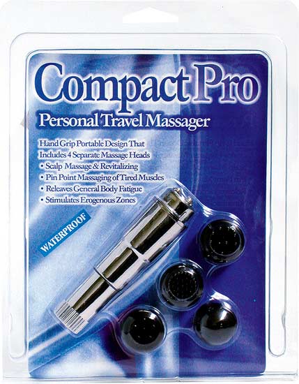 Compact Pro Travel Massager Silver
