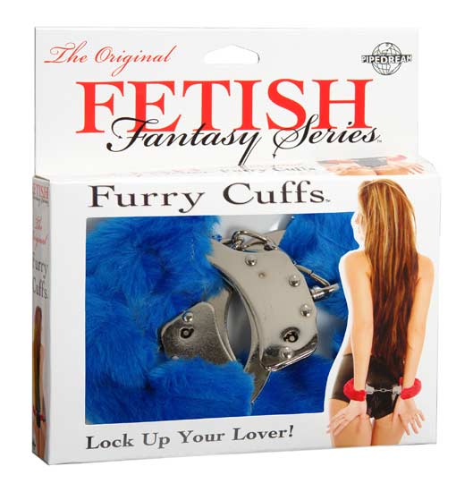 Fetish Fantasy Series Furry Cuffs Blue 