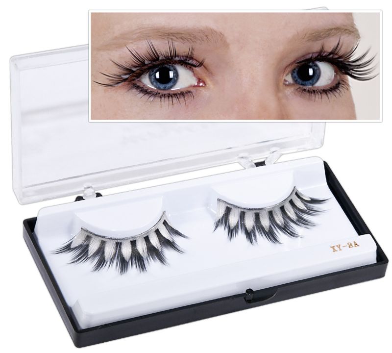 Black And Silver Lashes