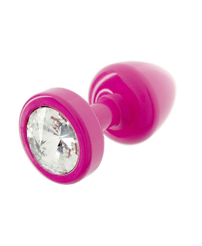 Diogol Jewell Butt Plug Round Pink 25mm