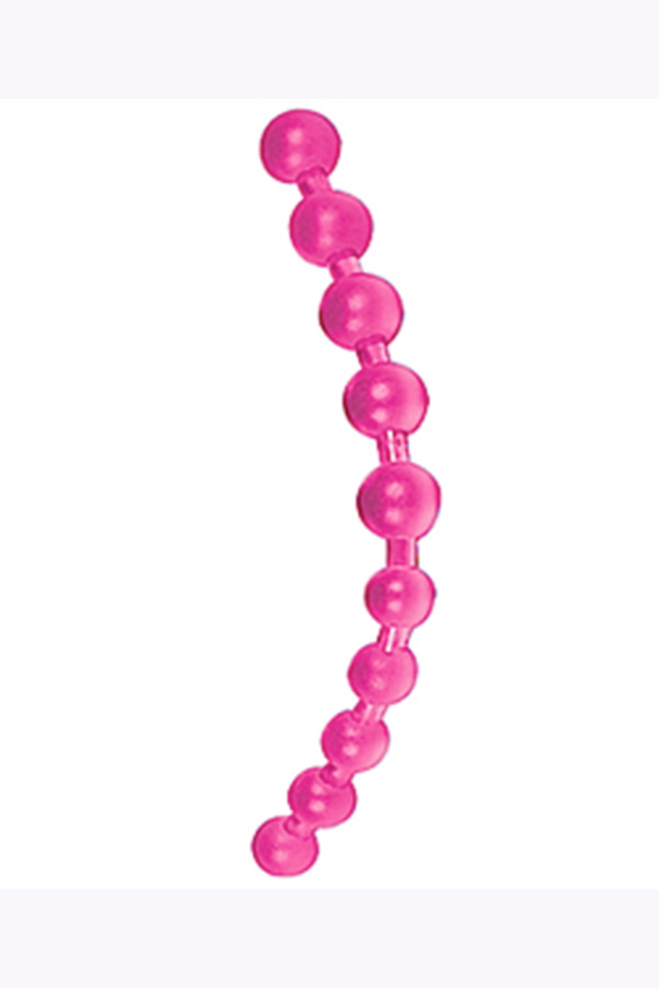 Jumbo Jelly Thai Beads Pink