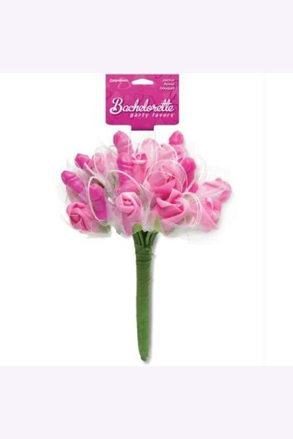 Bachelorette Party Favors Flower Bouquet Pink