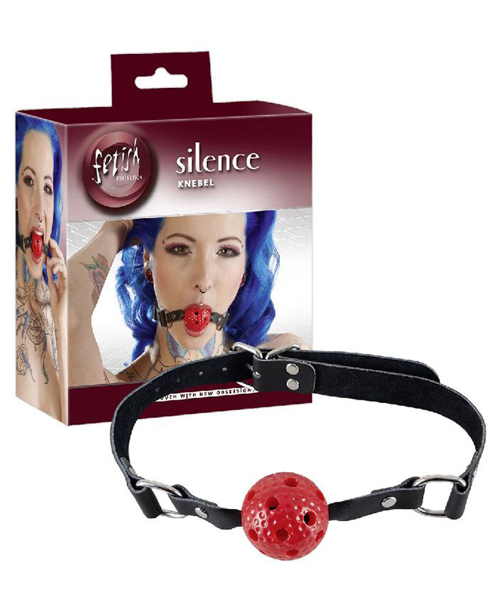 Fetish Collection Ball Gag Silence Red