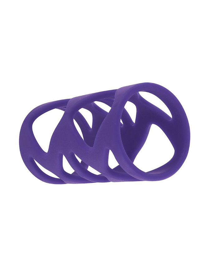 ToyJoy Double Tickler Sleeve Set Purple