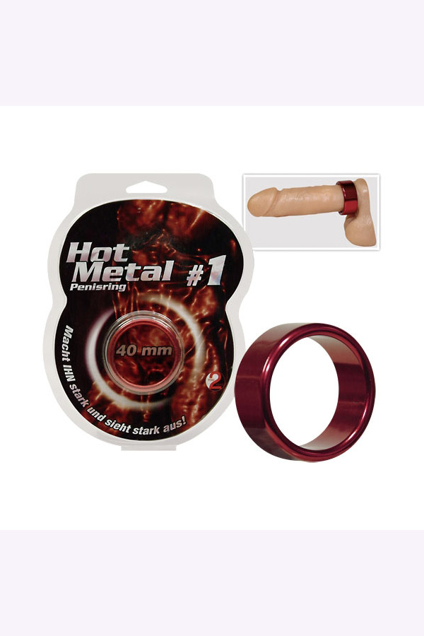 Hot Metal PenisRing #1 Red 40mm