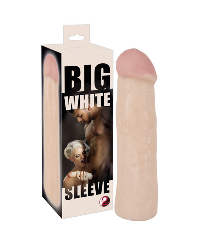 Big White Penis Sleeve 