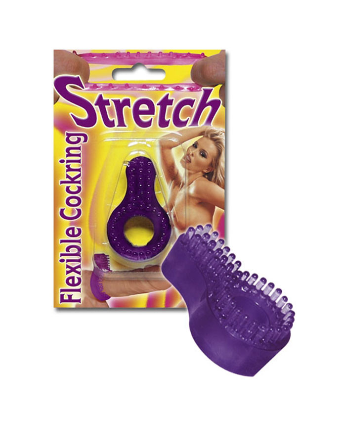 Stretch Flexible Cockring Purple