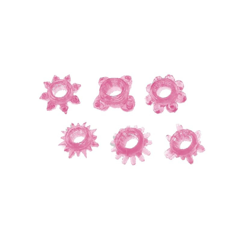 Timeless super-stretchy cock rings (6 pcs)
