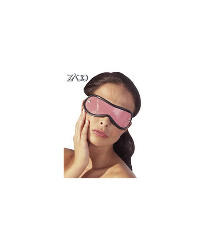 Zado Pink Leather Eye Mask