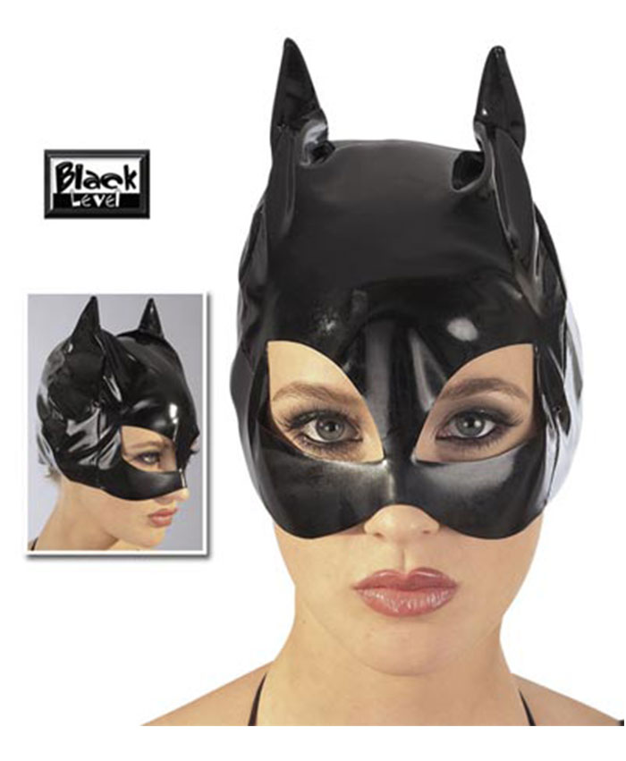 Black Level Cat Mask Vinyl Black