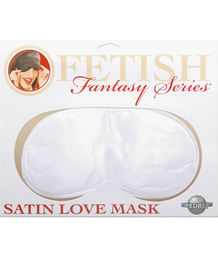Fetish Fantasy Series Satin Love Mask White