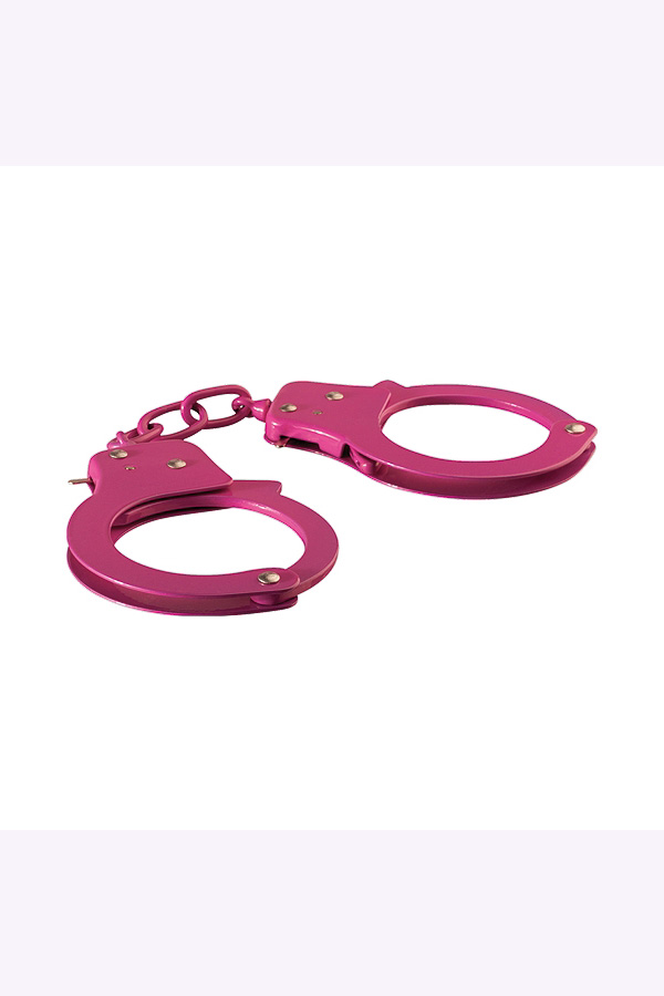 Sex Extra Metal Cuffs Dark Pink