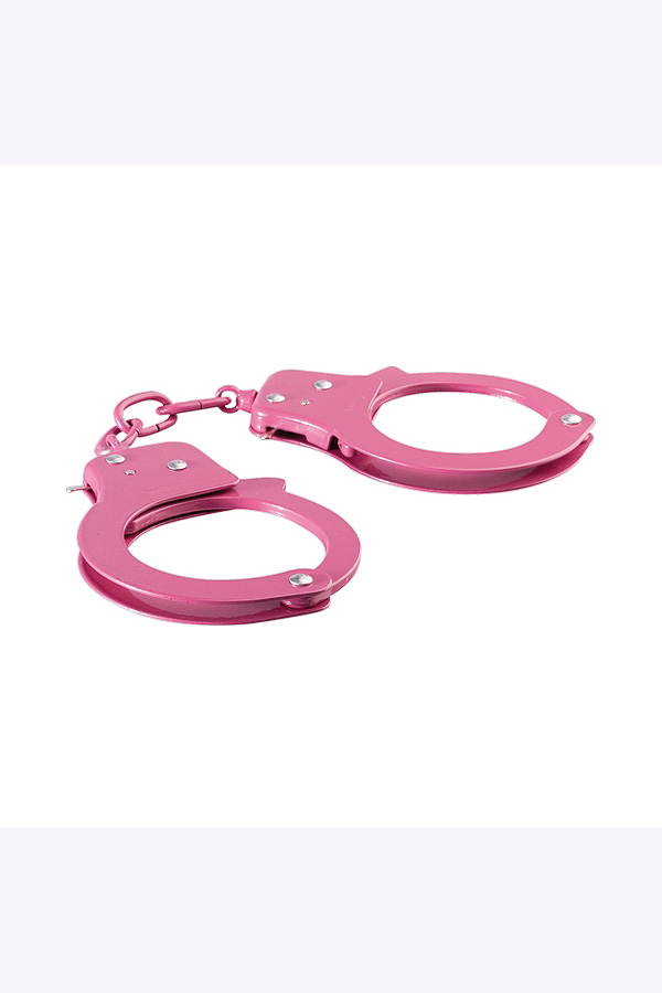 Sex Extra Metal Cuffs Fuschia Pink