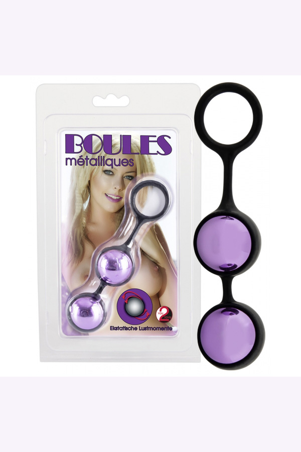 Boules Metalliques Purple