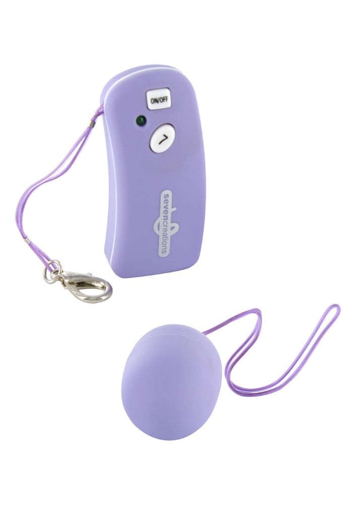 Ultra 7 Remote Control Vibr Egg Purple