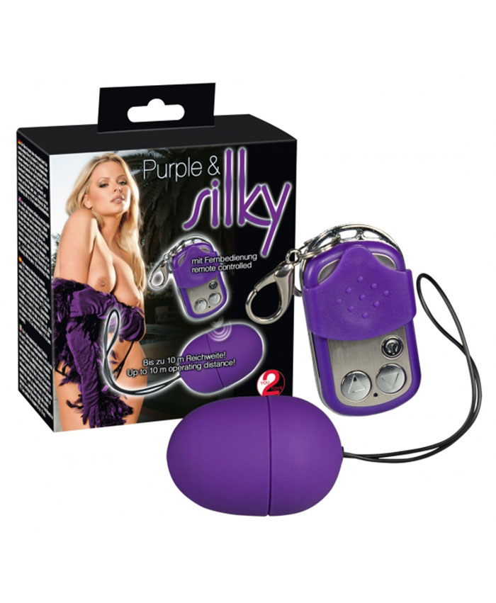 Purple And Silky Remote Controlled Egg