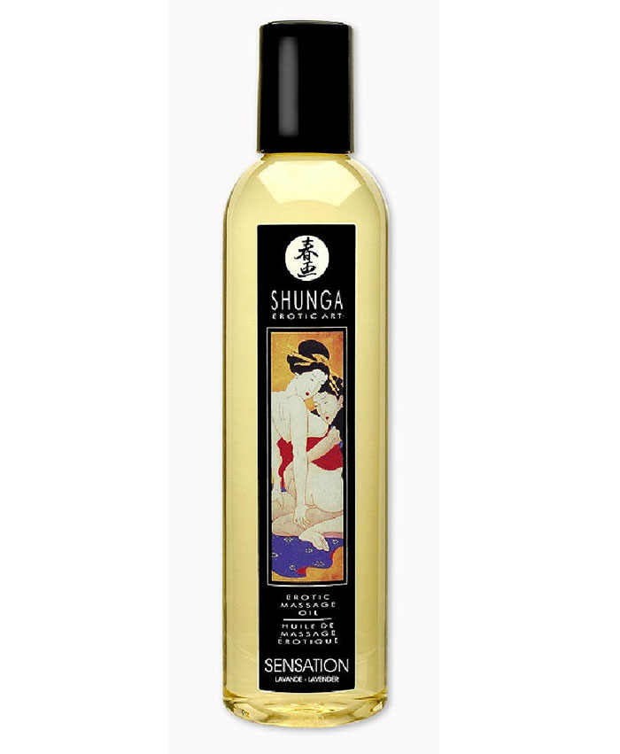 Shunga Erotic Massage Oil Lavender 250ml
