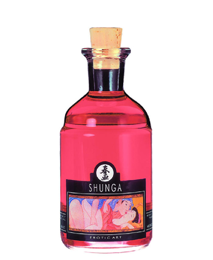 Shunga Aphrodisiac Oil Champange Strawberry 100ml