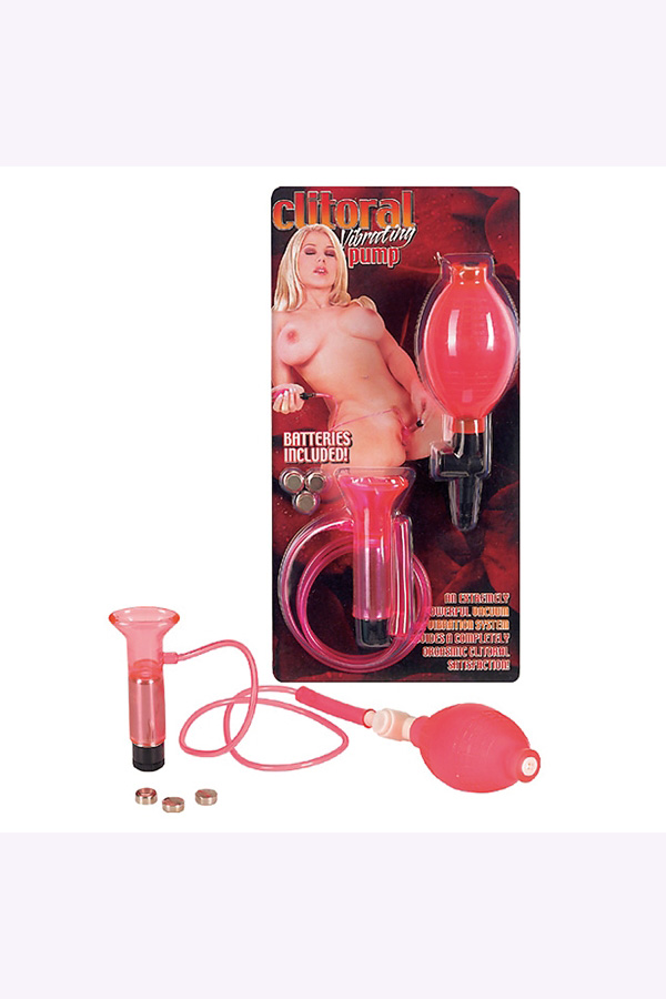 Clitoral Vibrating Pump Pink