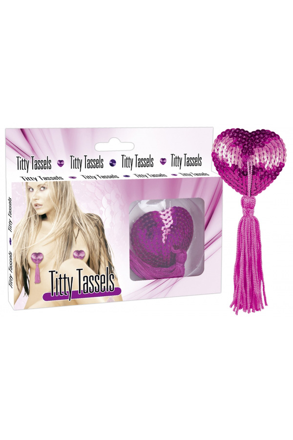 Titty Tassels Pink Heart