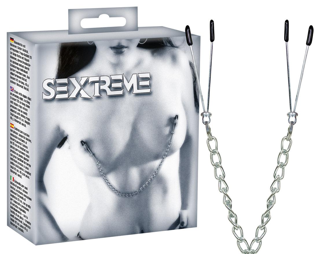 Nipple Chain With Clamps