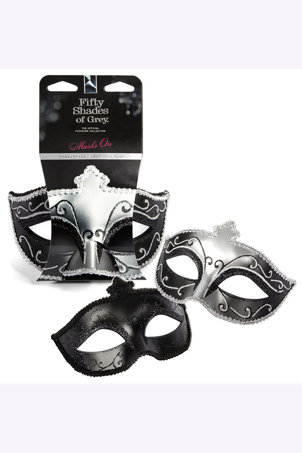 50 Shades Of Grey Masks On 