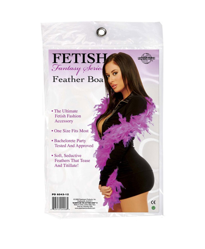Fetish Fantasy Series Feather Boa Purple