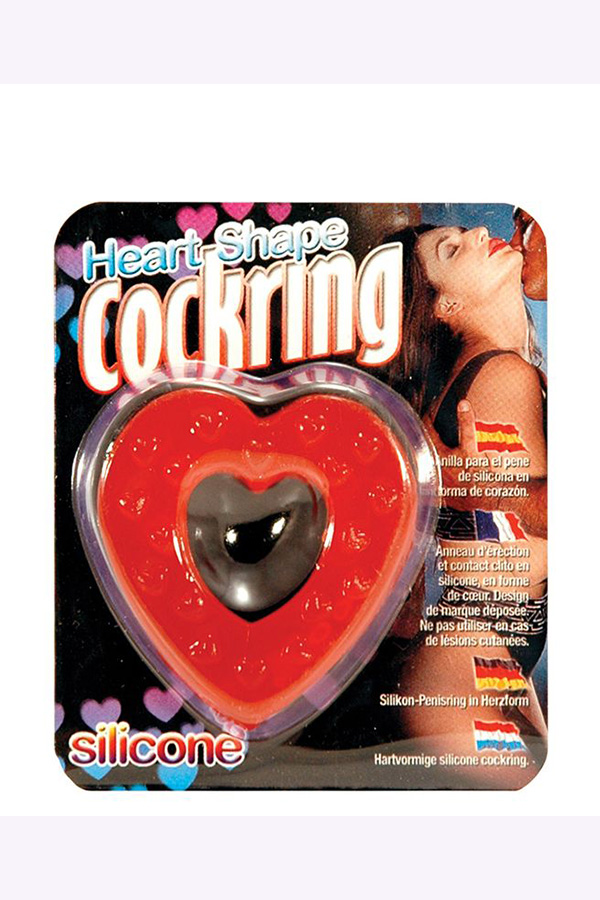 Heart Shaped Silicon Cockring