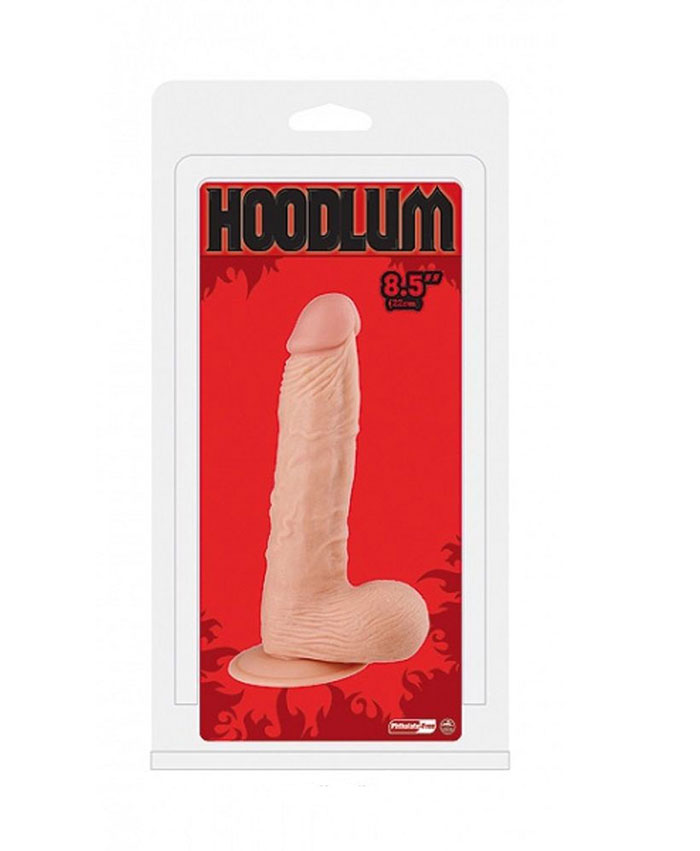 Hoodlum Realistic Dong With Balls Flesh 22cm