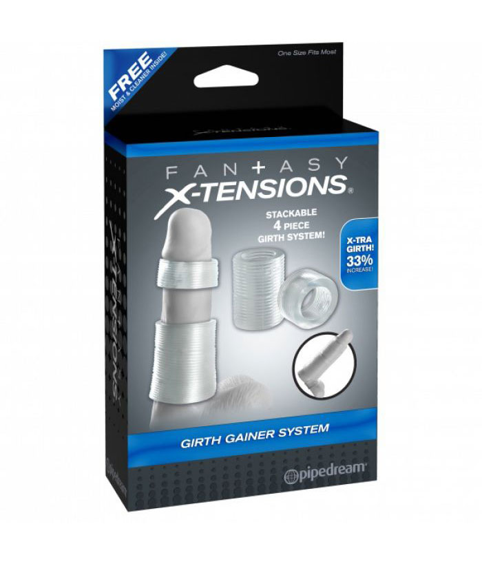 Pipedream Fantasy X-tensions Girth 4-Piece Gainer System