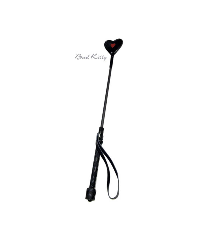 Bad Kitty Black Whip With Little Red Heart