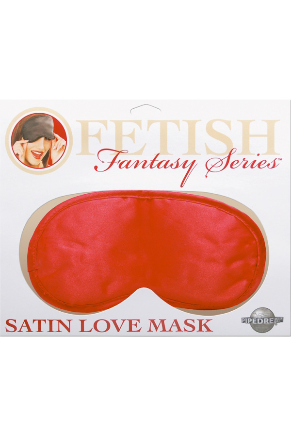 Fetish Fantasy Series Satin Love Mask Red