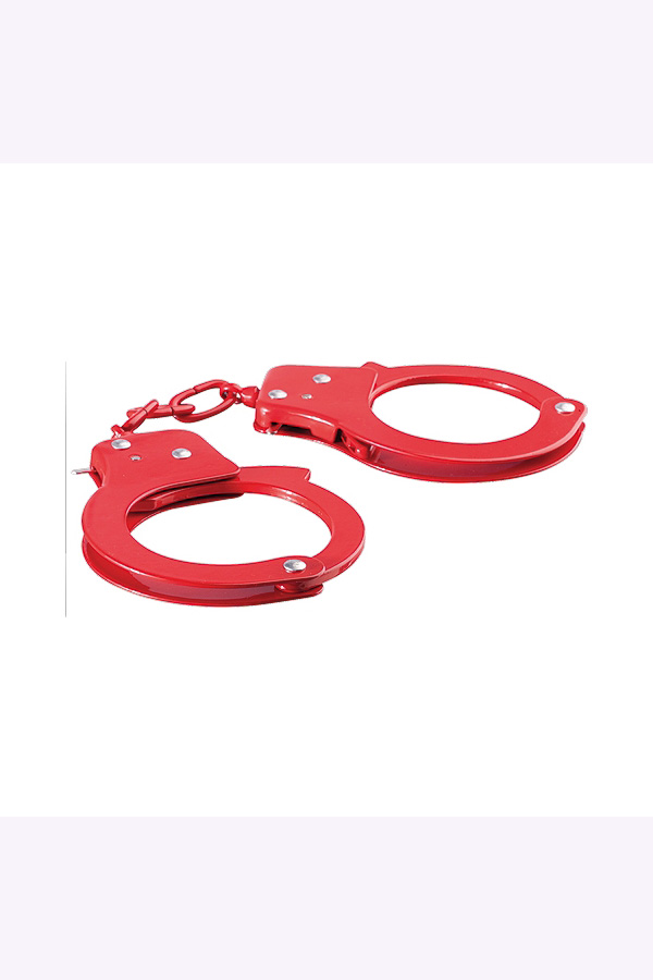 Sex Extra Metal Cuffs Red