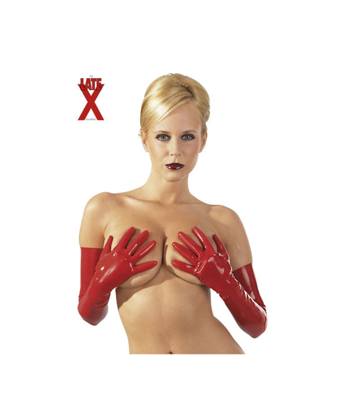 Latex Gloves Red